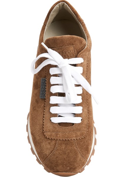Kahverengi Kadın Süet Sneaker fırsatları