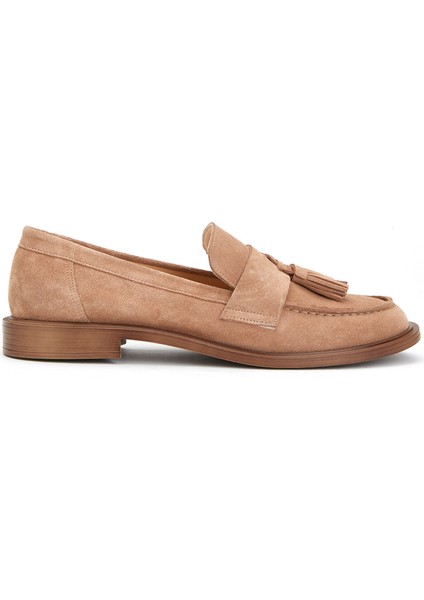 Vizon Kadın Deri Loafer
