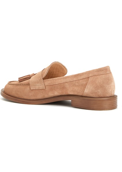 Vizon Kadın Deri Loafer