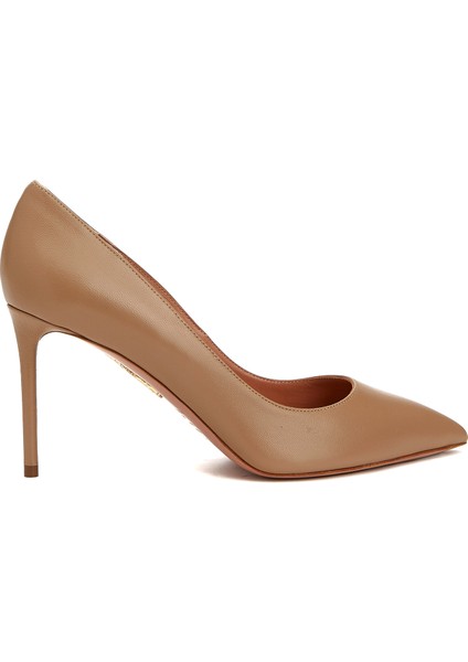 Purist Nude Deri Stiletto