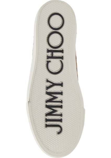 Palma Maxi Leopar Desenli Kadın Deri Sneaker