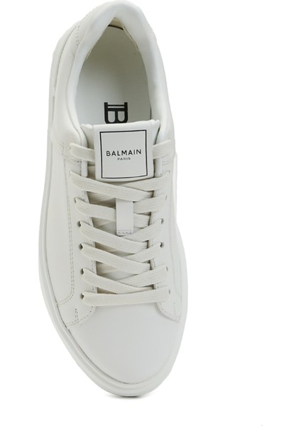 Beyaz Logo Detaylı Kadın Deri Sneaker fırsatları