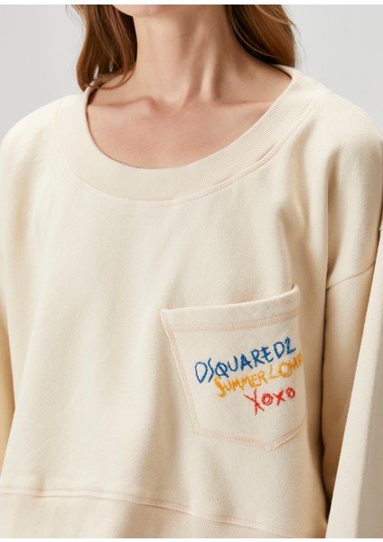 Kırık Beyaz Sweatshirt indirimleri