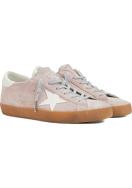 Super-Star Pembe Beyaz Kadın Deri Sneaker fiyatları