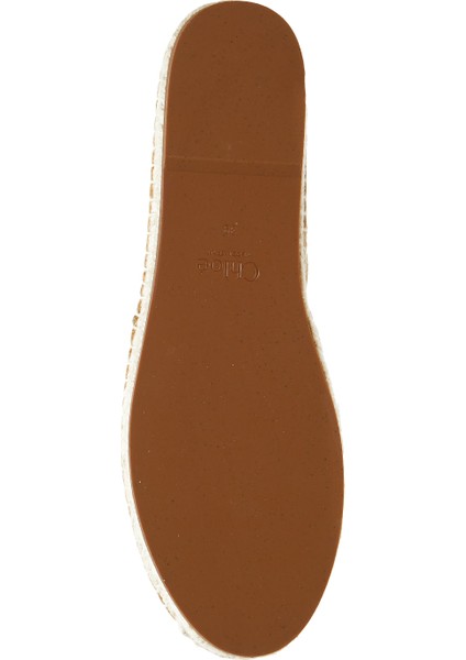 Taba Kadın Deri Espadril