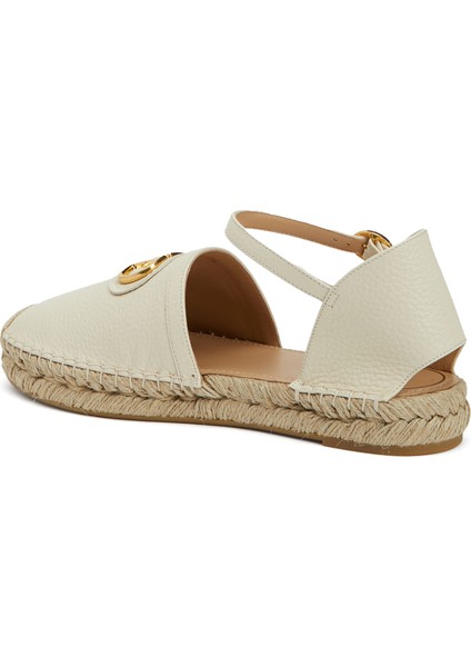 Beyaz Kadın Deri Espadril modelleri
