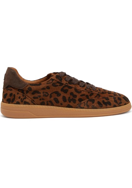 Leopar Kadın Deri Sneaker