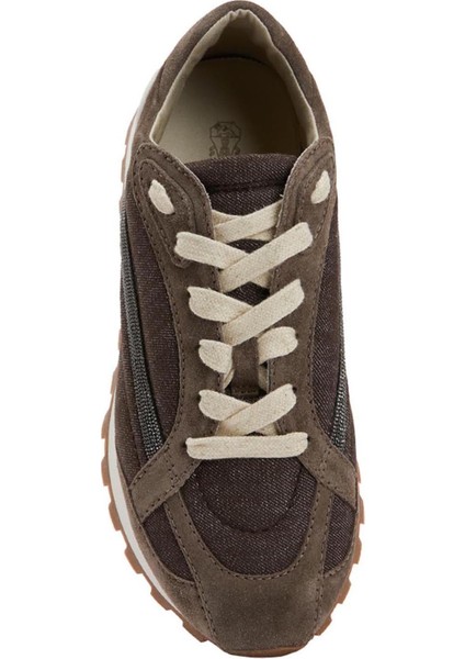 Kahverengi Kadın Deri Sneaker fırsatları