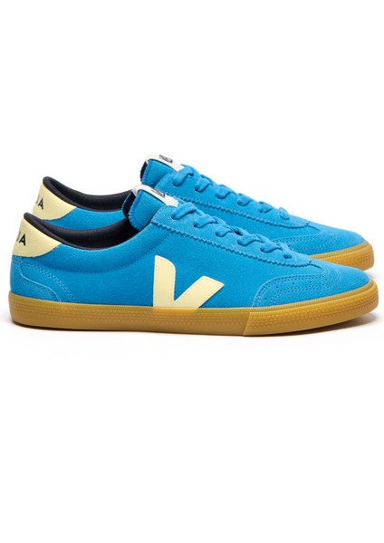 Volley Mavi Kadın Deri Sneaker