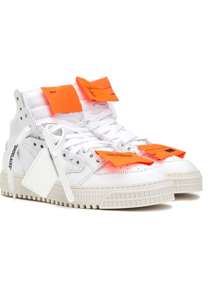 Turuncu Beyaz Kadın Deri Sneaker fiyatları