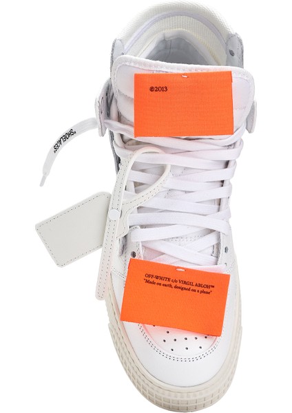 Turuncu Beyaz Kadın Deri Sneaker fırsatları