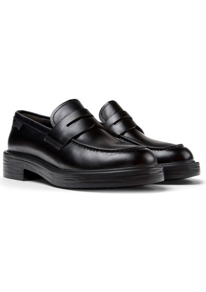 Dean Siyah Deri Kadın Loafer K201790-001