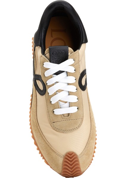 Flow Runner Gold Kadın Deri Sneaker