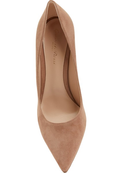 Gianvito 85 Bej Süet Stiletto