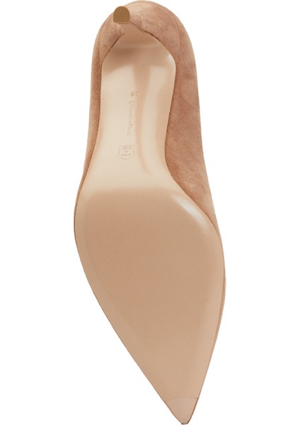 Gianvito 85 Bej Süet Stiletto