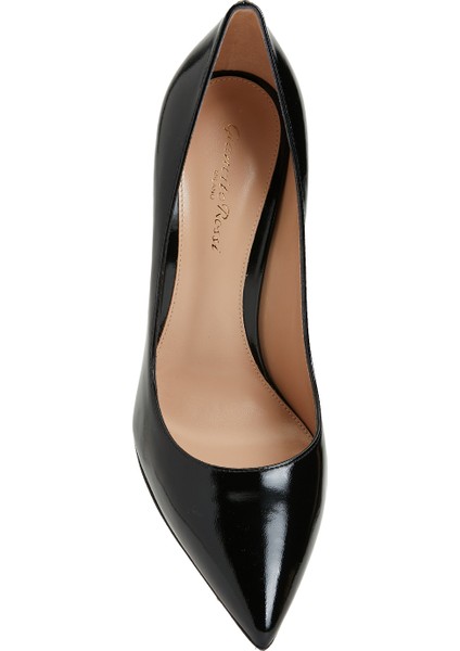 Siyah Deri Stiletto