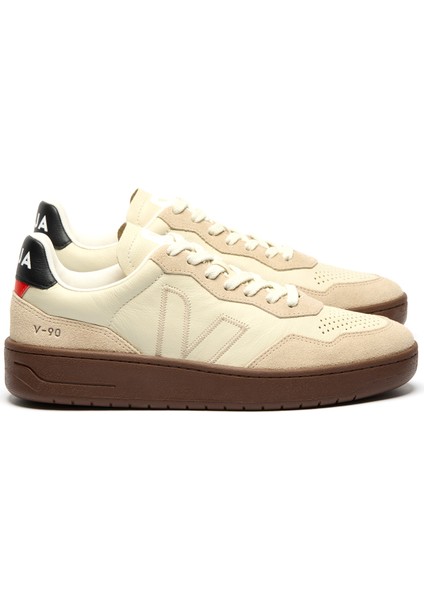 V-90 Zz O.t. Açık Kahverengi Kadın Deri Sneaker