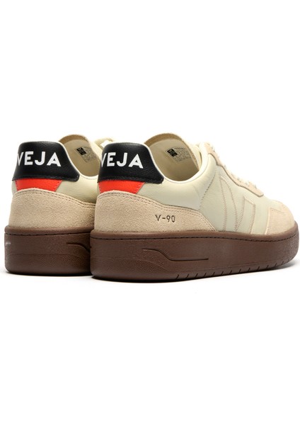 V-90 Zz O.t. Açık Kahverengi Kadın Deri Sneaker