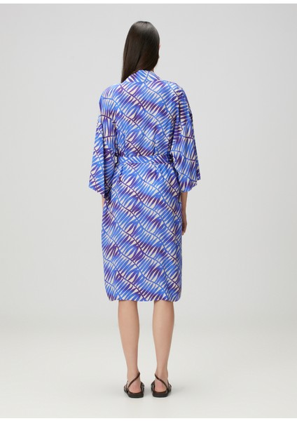 Mavi Desenli Kimono fırsatları