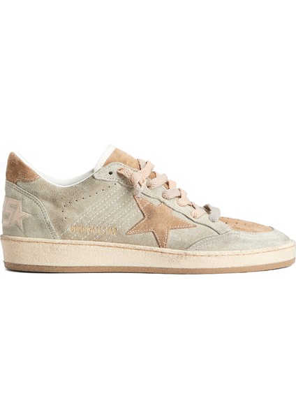 Ball Star Bej Kadın Deri Sneaker