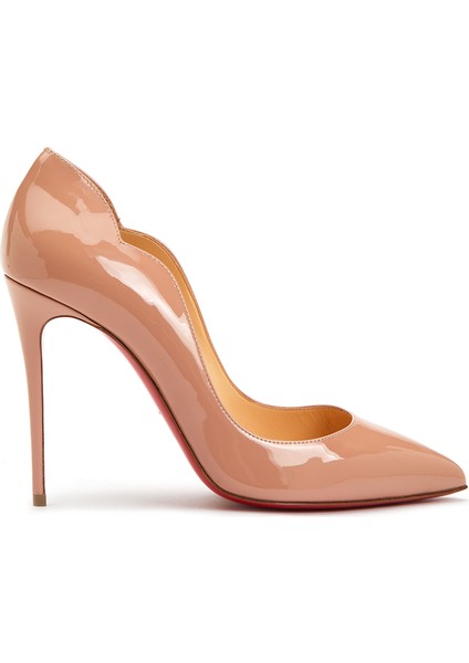Nude Deri Stiletto