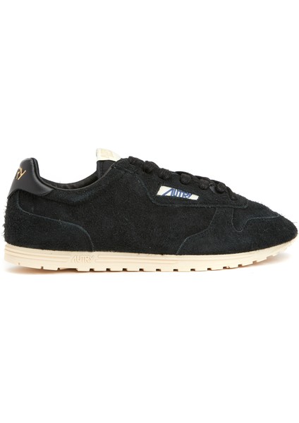 Siyah Kadın Deri Sneaker