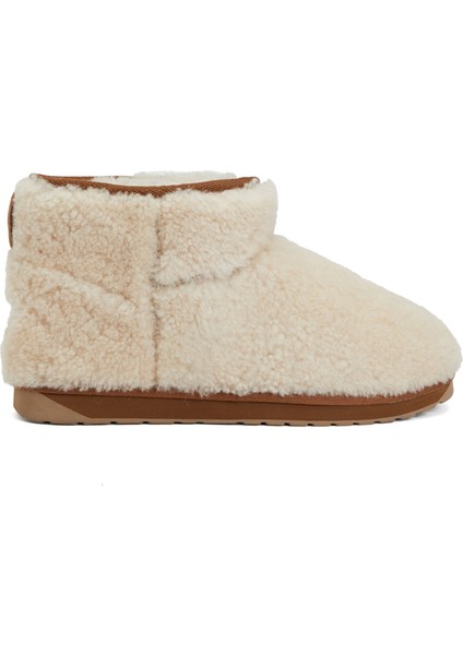 Stinger Micro Teddy Naturel Kadın Deri Bot