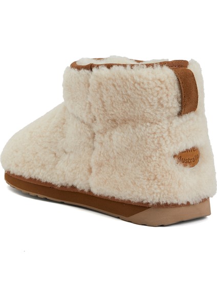 Stinger Micro Teddy Naturel Kadın Deri Bot modelleri