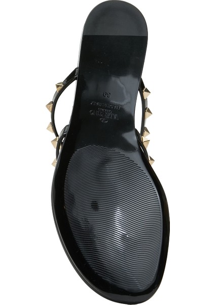 Rockstud Siyah Kadın Plaj Terliği indirimleri