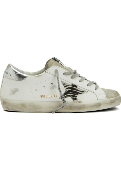 Super Star Kahve Beyaz Kadın Deri Sneaker