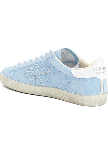 Stevend Mavi Kadın Deri Sneaker