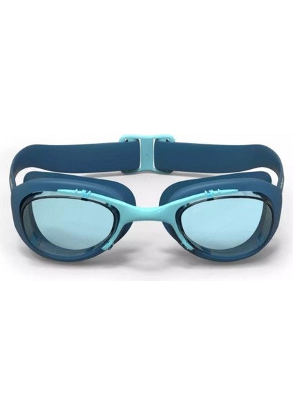 L Boy Yetişkin Yüzücü Gözlüğü ve Bone Seti, Turkuaz Renk, Rahat ve Şık Tasarım