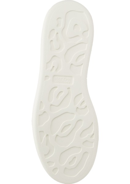 Oversized Kırık Beyaz Kadın Deri Sneaker indirimleri