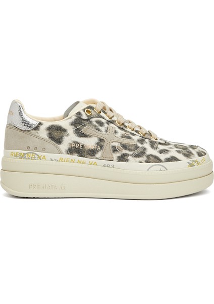 Micol Leopar Desenli Kadın Sneaker