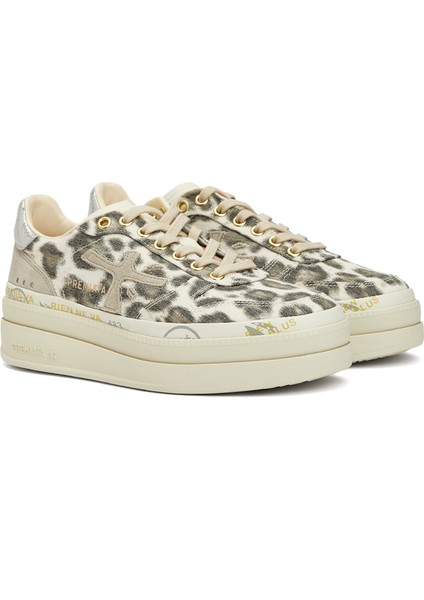 Micol Leopar Desenli Kadın Sneaker