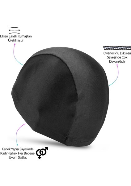 Iki Adet Yetişkin Yüzücü Gözlüğü, Kılıflı, Su Geçirmez, Havuz ve Deniz Kullanımı