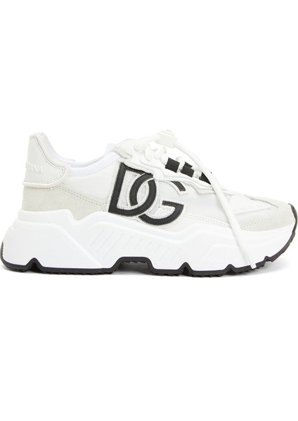 Daymaster Beyaz Kadın Deri Sneaker