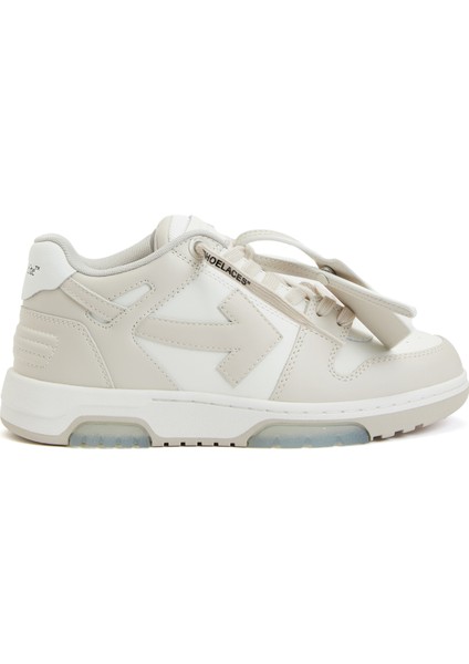 Bej Kadın Deri Sneaker