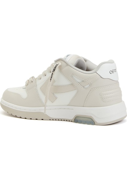 Bej Kadın Deri Sneaker