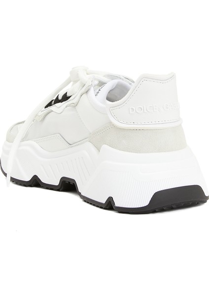 Daymaster Beyaz Kadın Deri Sneaker modelleri