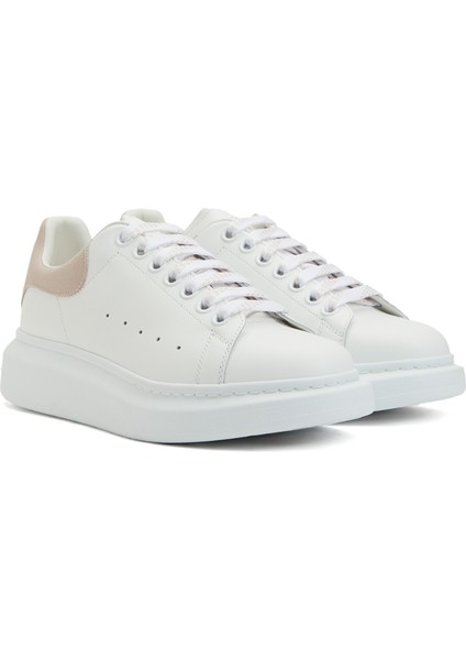 Oversize Pembe Beyaz Kadın Deri Sneaker fiyatları