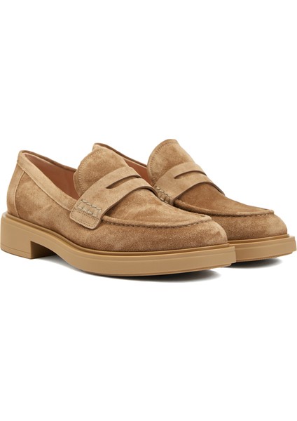 Harris Camel Kadın Deri Loafer