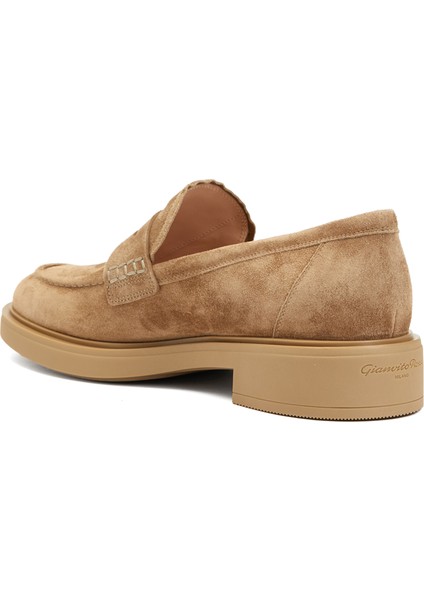Harris Camel Kadın Deri Loafer