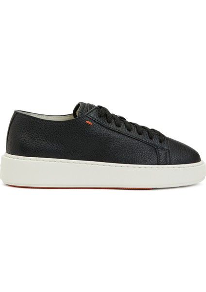 Siyah Kadın Deri Sneaker