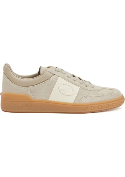 Upvillage Bej Kadın Deri Sneaker