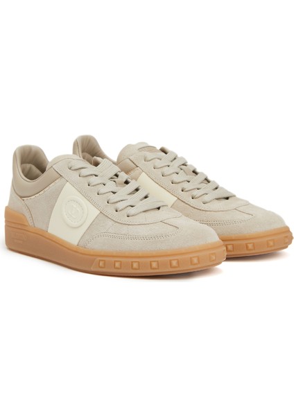 Upvillage Bej Kadın Deri Sneaker