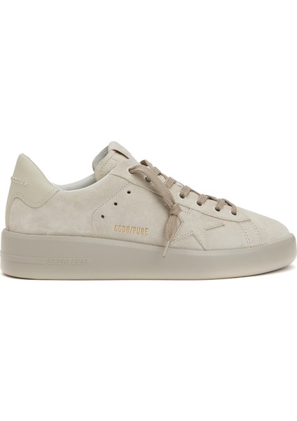 Purestar Bej Kadın Deri Sneaker