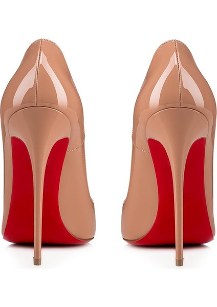 So Kate Nude Deri Stiletto modelleri