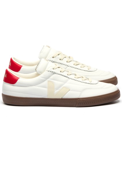 Panenka O.t. Kırmızı Beyaz Kadın Deri Sneaker