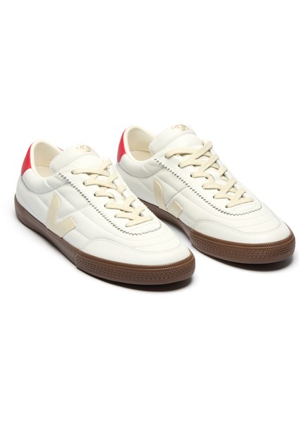 Panenka O.t. Kırmızı Beyaz Kadın Deri Sneaker